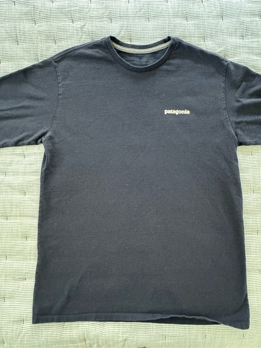 Patagonia Navy Short-Sleeve Crew T-Shirt with Small Logo